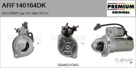 DELCO REMY KOREA ARF140164DK - ARR NUEVO ORIG. DELCOREMY Type 12V 1,40kW 10T CW