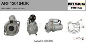 DELCO REMY KOREA ARF120164DK - ARR NUEVO ORIG. DELCOREMY Type 12V 2,20kW