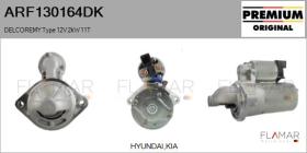 DELCO REMY KOREA ARF130164DK - ARR NUEVO ORIG. DELCOREMY Type 12V 2kW 11T