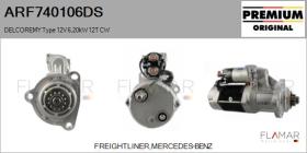DELCO REMY ARF740106DS - ARR NUEVO ORIG. DELCOREMY Type 12V 6,20kW 12T CW