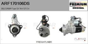 DELCO REMY ARF170106DS - ARR NUEVO ORIG. DELCOREMY Type 12V 7,00kW 12T CW