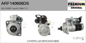 DELCO REMY ARF140606DS - ARR NUEVO ORIG. DELCOREMY Type 24V 3,9kW 11T
