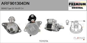 DENSO ARF901304DN - ARR NUEVO ORIG. DENSO Type 12V 1,00kW 8T CW