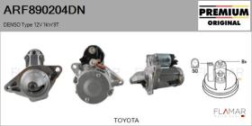 DENSO ARF890204DN - ARR NUEVO ORIG. DENSO Type 12V 1,00kW 9T