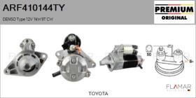 TOYOTA ARF410144TY - ARR NUEVO ORIG. DENSO Type 12V 1,00kW 9T CW