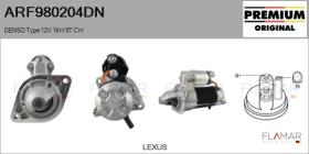DENSO ARF980204DN - ARR NUEVO ORIG. DENSO Type 12V 1,00kW 9T CW