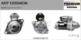 DENSO ARF120504DN - ARR NUEVO ORIG. DENSO Type 12V 1,00kW 9T CW