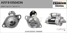 DENSO ARF810504DN - ARR NUEVO ORIG. DENSO Type 12V 1,10kW 9T CW