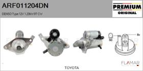 DENSO ARF011204DN - ARR NUEVO ORIG. DENSO Type 12V 1,20kW 9T CW