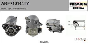 TOYOTA ARF710144TY - ARR NUEVO ORIG. DENSO Type 12V 1,40kW 9T CW