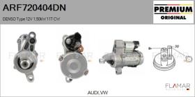 DENSO ARF720404DN - ARR NUEVO ORIG. DENSO Type 12V 1,50kW 11T CW