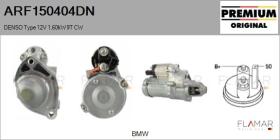 DENSO ARF150404DN - ARR NUEVO ORIG. DENSO Type 12V 1,60kW 9T CW