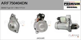 DENSO ARF750404DN - ARR NUEVO ORIG. DENSO Type 12V 1,70kW 11T CW