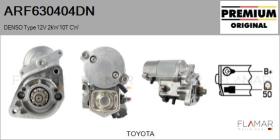 DENSO ARF630404DN - ARR NUEVO ORIG. DENSO Type 12V 2,00kW 10T CW
