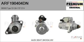 DENSO ARF190404DN - ARR NUEVO ORIG. DENSO Type 12V 2,00kW 13T CCW
