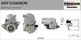 DENSO ARF510404DN - ARR NUEVO ORIG. DENSO Type 12V 2,00kW 9T CW