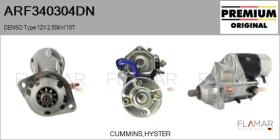 DENSO ARF340304DN - ARR NUEVO ORIG. DENSO Type 12V 2,50kW 10T