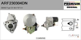 DENSO ARF230304DN - ARR NUEVO ORIG. DENSO Type 12V 4,00kW 10T CW