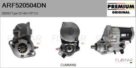 DENSO ARF520504DN - ARR NUEVO ORIG. DENSO Type 12V 4,00kW 10T CW