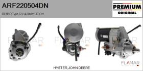 DENSO ARF220504DN - ARR NUEVO ORIG. DENSO Type 12V 4,80kW 11T CW