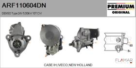 DENSO ARF110604DN - ARR NUEVO ORIG. DENSO Type 24V 5,50kW 10T CW