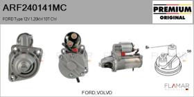 MOTORCRAFT ARF240141MC - ARR NUEVO ORIG. FORD Type 12V 1,20kW 10T CW