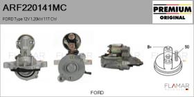 MOTORCRAFT ARF220141MC - ARR NUEVO ORIG. FORD Type 12V 1,20kW 11T CW