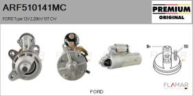 MOTORCRAFT ARF510141MC - ARR NUEVO ORIG. FORD Type 12V 2,20kW 10T CW