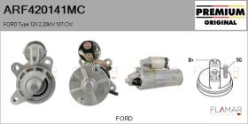 MOTORCRAFT ARF420141MC - ARR NUEVO ORIG. FORD Type 12V 2,20kW 10T CW