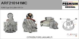 MOTORCRAFT ARF210141MC - ARR NUEVO ORIG. FORD Type 12V 2,20kW 19T CW