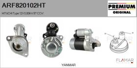 HITACHI ARF820102HT - ARR NUEVO ORIG. HITACHI Type 12V 0,80kW 8T CCW