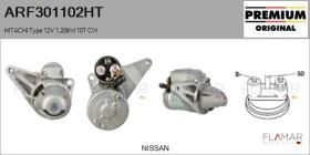 HITACHI ARF301102HT - ARR NUEVO ORIG. HITACHI Type 12V 1,20kW 10T CW