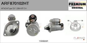 HITACHI ARF870102HT - ARR NUEVO ORIG. HITACHI Type 12V 1,20kW 8T CW