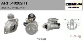 HITACHI ARF540202HT - ARR NUEVO ORIG. HITACHI Type 12V 1,20kW 9T CW