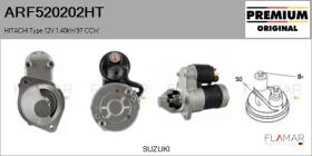 HITACHI ARF520202HT - ARR NUEVO ORIG. HITACHI Type 12V 1,40kW