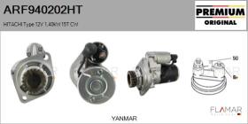 HITACHI ARF940202HT - ARR NUEVO ORIG. HITACHI Type 12V 1,40kW 15T CW