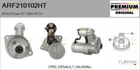 HITACHI ARF210102HT - ARR NUEVO ORIG. HITACHI Type 12V 1,40kW 9T CW