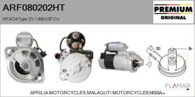 HITACHI ARF080202HT - ARR NUEVO ORIG. HITACHI Type 12V 1,40kW 9T CW