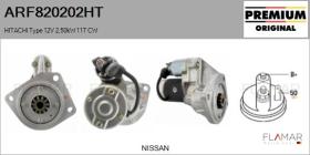 HITACHI ARF820202HT - ARR NUEVO ORIG. HITACHI Type 12V 2,50kW 11T CW