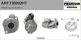 HITACHI ARF730202HT - ARR NUEVO ORIG. HITACHI Type 12V 3,00kW 9T CW