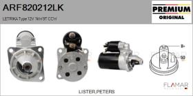 MAHLE ARF820212LK - ARR NUEVO ORIG. LETRIKA Type 12V 1,00kW 9T CCW
