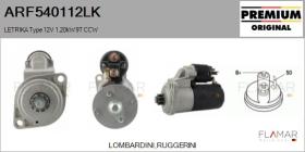 MAHLE ARF540112LK - ARR NUEVO ORIG. LETRIKA Type 12V 1,20kW 9T CCW