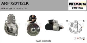 MAHLE ARF720112LK - ARR NUEVO ORIG. LETRIKA Type 12V 1,40kW 9T CW