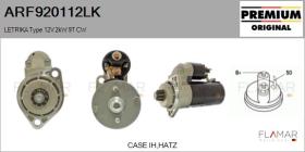 MAHLE ARF920112LK - ARR NUEVO ORIG. LETRIKA Type 12V 2,00kW 8T CW