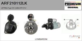 MAHLE ARF210112LK - ARR NUEVO ORIG. LETRIKA Type 12V 2,40kW 9T CCW
