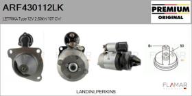 MAHLE ARF430112LK - ARR NUEVO ORIG. LETRIKA Type 12V 2,60kW 10T CW