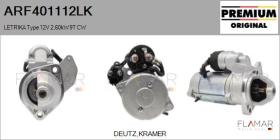 MAHLE ARF401112LK - ARR NUEVO ORIG. LETRIKA Type 12V 2,60kW 9T CW