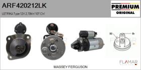 MAHLE ARF420212LK - ARR NUEVO ORIG. LETRIKA Type 12V 2,70kW 10T CW