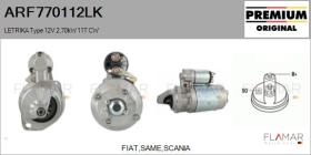 MAHLE ARF770112LK - ARR NUEVO ORIG. LETRIKA Type 12V 2,70kW 11T CW