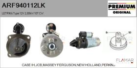 MAHLE ARF940112LK - ARR NUEVO ORIG. LETRIKA Type 12V 2,80kW 10T CW